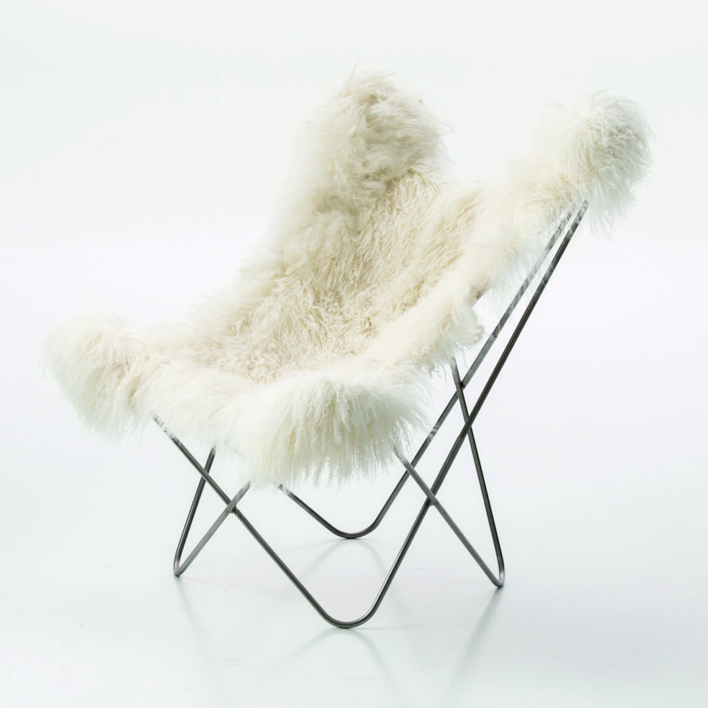 fauteuil doux de couleur blanc